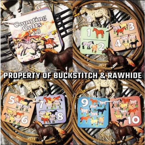 Counting Colts Soft Book | Buckstitch & Rawhide