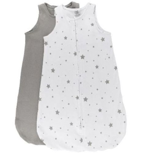 Ely's & Co. Baby Wearable Blanket - Baby Sleep Sack 100% Cotton 2 Pack