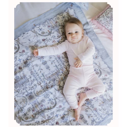 Carré - Toile de Jouy Blue – Atelier Choux