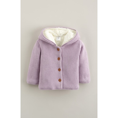 9M Fleece Lined Hooded Cardigan