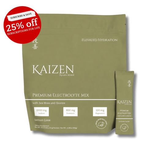 Premium Electrolyte Mix | Best Tasting Premium Electrolyte Mix with Sea Moss and Taurine – Kaizen