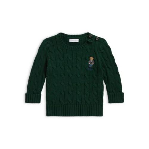 Boys' Polo Bear Cable Knit Cotton Sweater - Baby