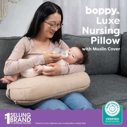 New Luxe Boppy Nursing Pillow - Premium Breastfeeding Pillow | Boppy