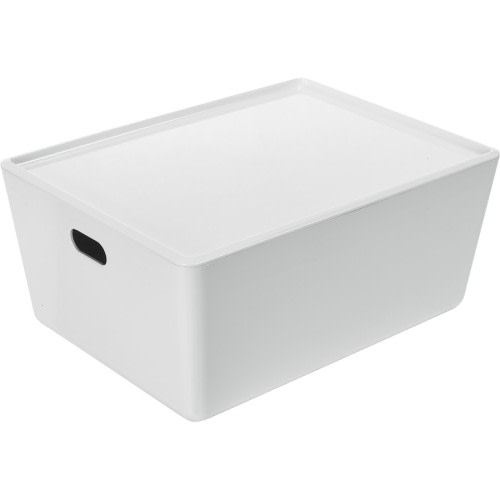 Ezy Storage Lisse Container with Lid 11L - White