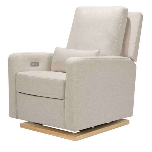 Sigi Power Glider Recliner with Light Wood Base (Eco-Performance)