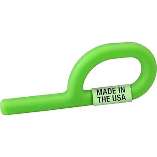 ARK Grabber Sensory Chew Tool, Sensory Toys for Kids and Adults, Chewy Fidget for Autism, ADHD, SPD, Anxiety, Medical-Grade Oral Motor Therapy Tools, XT, Firm, Lime Green