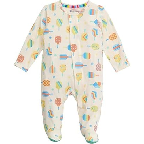 Magnetic Me Girls Modal Magnetic Baby Footie Pajamas | Silky Soft Modal Fabric | Baby Sleepers Available Sizes PRE - 24M