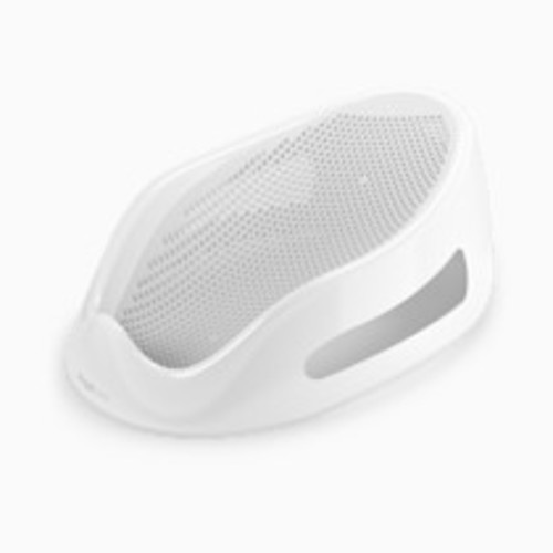 Angelcare Baby Bath Support, Grey, Birth to 6 Months, Made in Canada | Ergonomic soft-touch bath support keeps newborns secure and comfortable during bath time from birth up to 6 months or 20 lb.