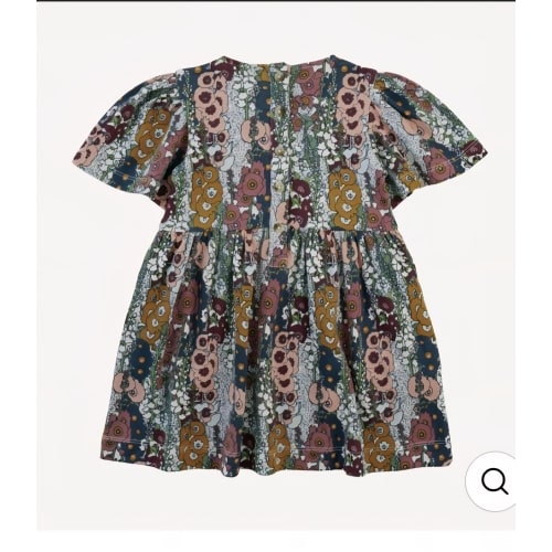 bell sleeve dress | hollyhock | organic cotton interlock