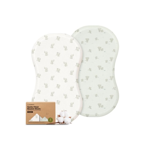 2-Pack Soothe Fitted Bassinet Sheets