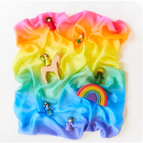 Rainbow Enchanted Playsilk | Shop Sarah's Silks