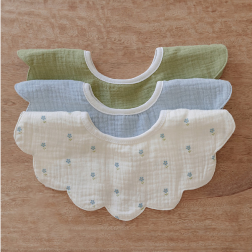 Soft Spot Baby | 3 Bibs | Petal Periwinkle