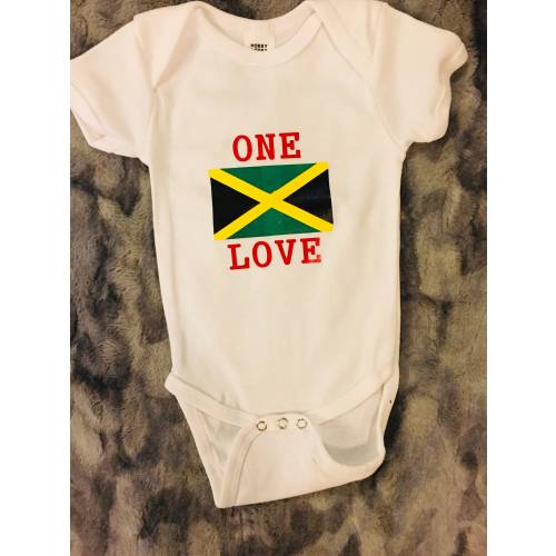 One Love bodysuit | Bob Marley | Reggae | One Love | Lets get together and feel alright | Bob Marley and the Wailers | Jamaica baby gift