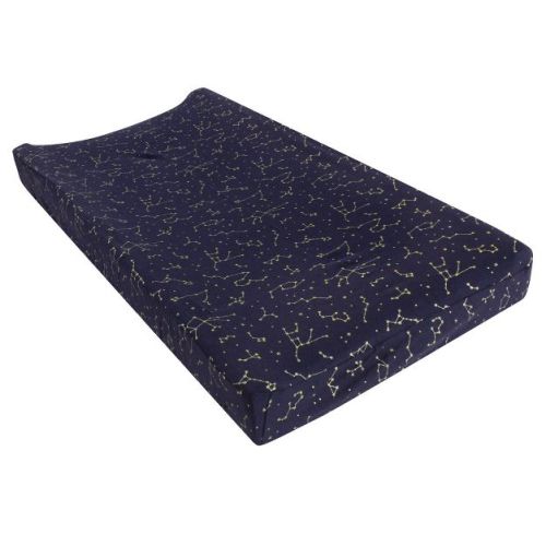 Hudson Baby Changing Pad Cover, Navy Constellation, One Size