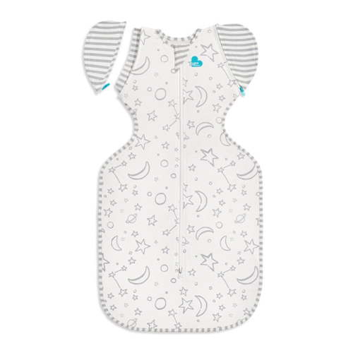 Love To Dream Swaddle UP Transition Bag Bamboo 1.0 TOG - Cream Moon & Stars (Medium, 13-19 lbs) - Walmart.ca