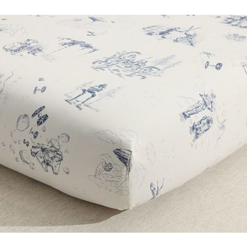 Organic Star Wars™ Toile Crib Fitted Sheet , Multi