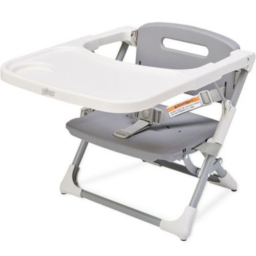 SproutSeat Feeding Booster Seat - Gray and White - Ages 6-36 Months