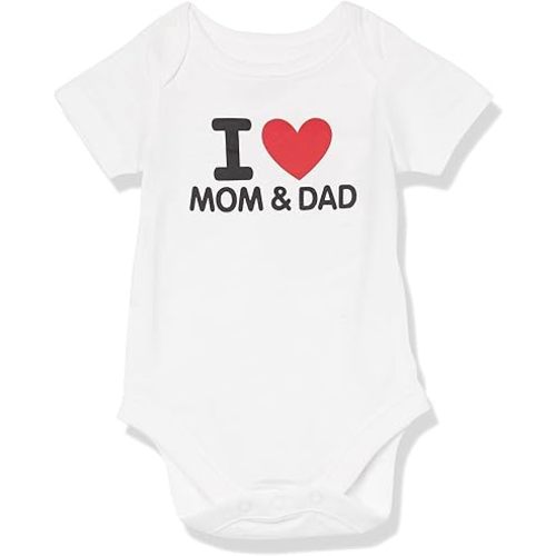 The Children's Place Baby The Children's Place Unisex Baby Short Sleeve 100% Cotton Onesie Bodysuits