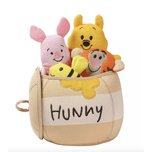 Baby Disney Winnie the Pooh Honey Pot Terry/Neoprene Bath Toy Set