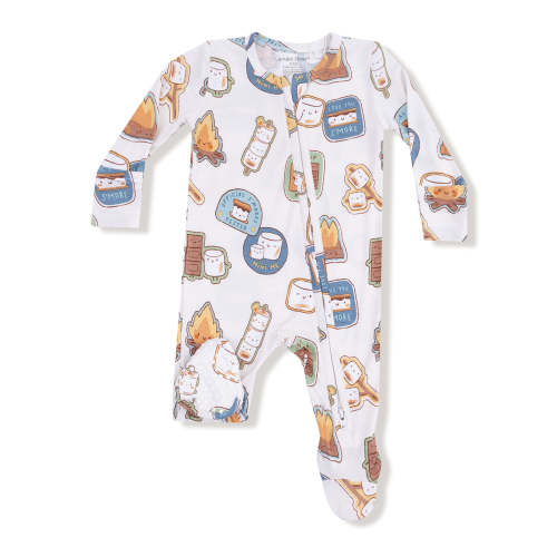 2-Way Zip Footie, Smores