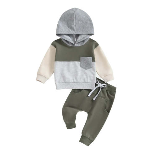 Colorblock Pocket Tee Tracksuit