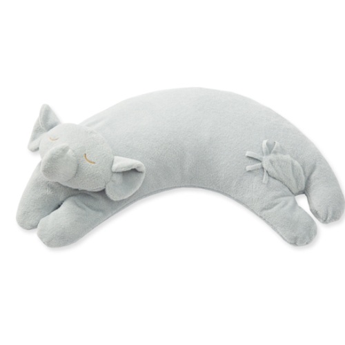 Curved Pillow - Grey Elephant – Angel Dear