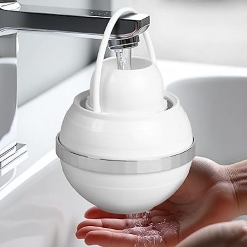 Bath Filter for Tub Faucet - Lasts up to 12 Months, Removes Chlorine & Fluoride, Softens Water for Healthier Skin, Hair & Nails
