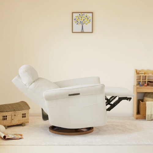 Power Swivel Recliner Chair Triple-Motor Nursery Glider