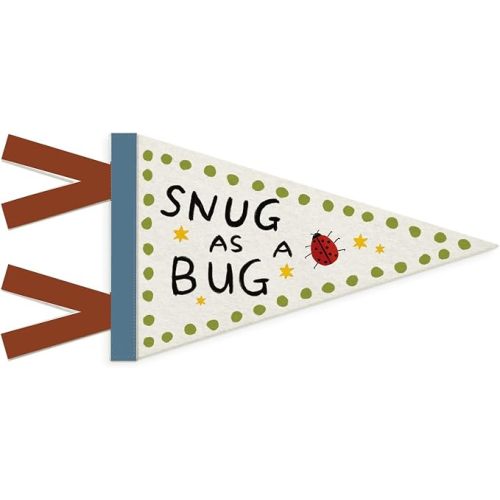 Whimsical Nursery Decor Whimsical Ladybug Flag Felt Banner