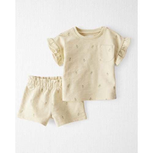 Baby 2-Piece Pineapple-Print Set Made With Organic Cotton - Little Planet | Carter's