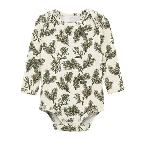 Pine Brushed Long Sleeve One Piece