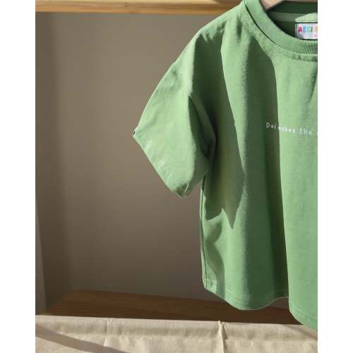 Signature Kids Tee - All The Things Dad Is / Green – AEGI BLOOM
