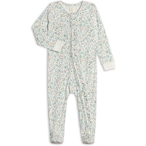 Colored Organics Baby Zip-Up Footed Sleeper with 2-Way Zipper - Newborn Organic Cotton Pajamas