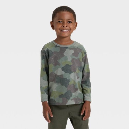 Toddler Boys' Long Sleeve Relaxed T-Shirt - Cat & Jack™