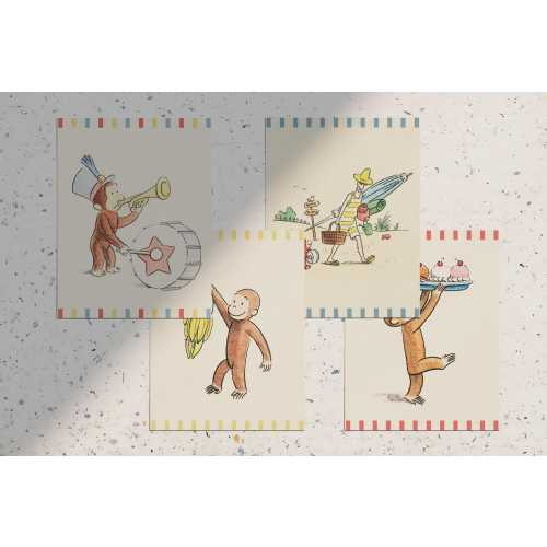 11x14 Classic Curious George Vintage Posters • Instant Download