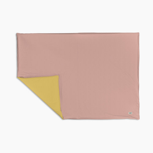 Toki Kids Epic Organic Cotton Play Mat - Pink Quartz/Sunshine Yellow