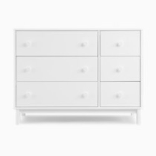 Delta Children babyGap Legacy 6 Drawer Dresser with Interlocking Drawers - Bianca White