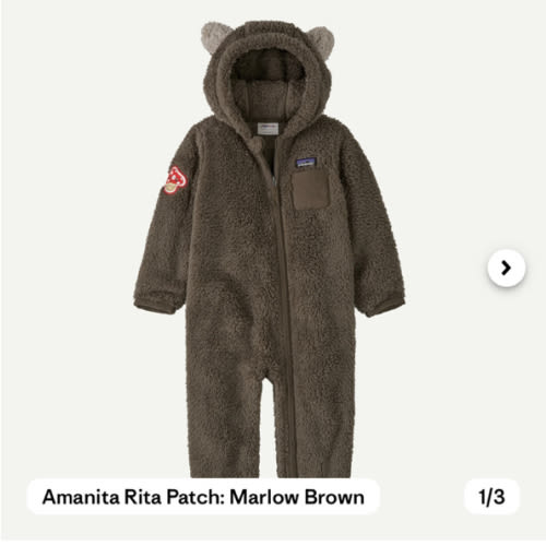 Patagonia Baby Furry Friends Fleece Bunting