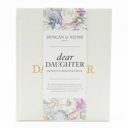 Mother Daughter Journal – Durable Dear Daughter Journal Keepsake – Linen Baby Memory Book - Unique Gifts for Daughter (Cream, 230 Pages)