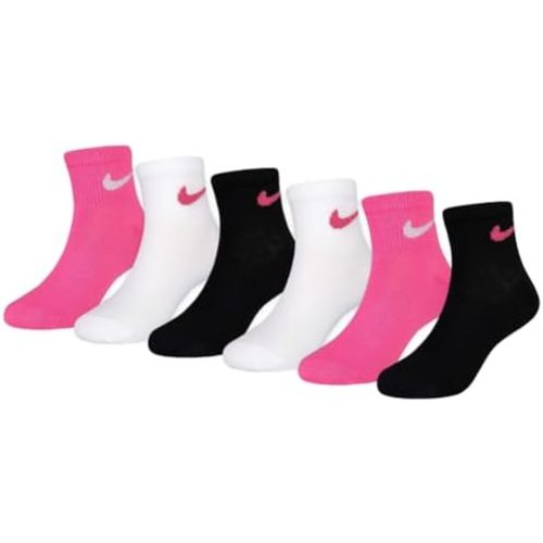 Nike Toddler Little Kids Boys & Girls Lightweight Socks - Ankle - NoShow - Crew, Unisex (6/8 Pair)