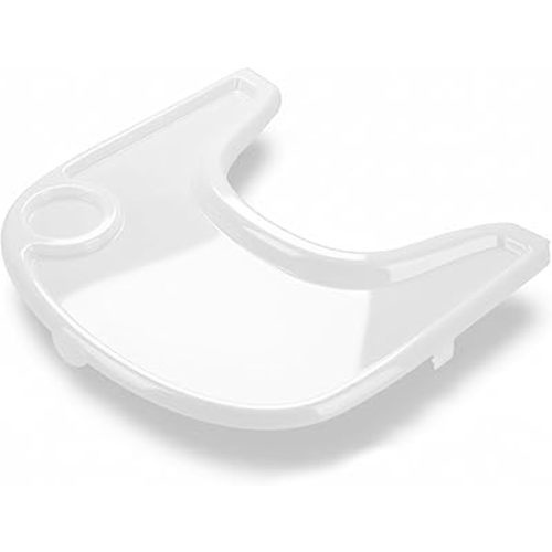 Tray Cover for Stokke Tripp Trapp High Chair – Clear | Easy-Clean Glossy Surface with Suction Plate Lock | Perfect Snap-On Fit Protects Original Tray | Dishwasher Safe