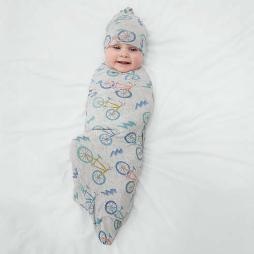 Let's Ride Swaddle & Hat Set – Little Sleepies