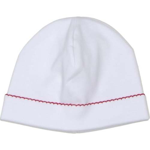Hat with Red Trim - Size 0m