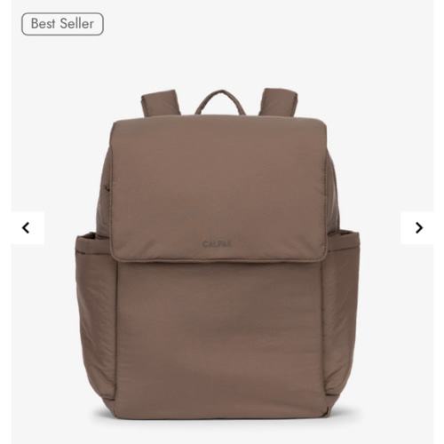 Diaper Backpack with Laptop Sleeve - HAZELNUT