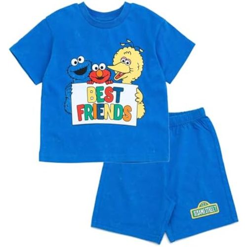 Sesame Street T-Shirt and Shorts Outfit Set - Size 4T
