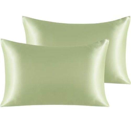 2 Pack Satin Pillowcases for Hair and Skin, Luxurious and Silky Pillow Cases with Envelope Closure - NTBAY