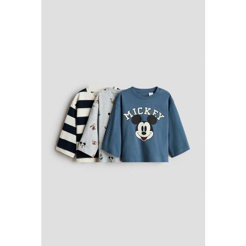 3-PACK PRINTED LONG-SLEEVED T-SHIRTS
