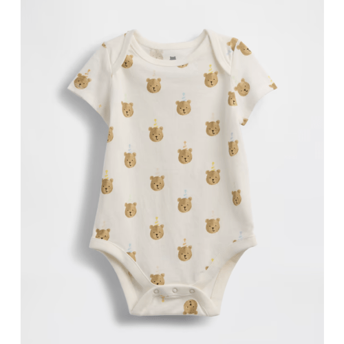 Baby First Favorites Organic Cotton Brannan Bear Bodysuit