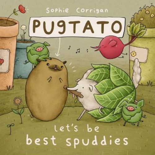 Pugtato, Let's Be Best Spuddies - by Zondervan (Board Book)