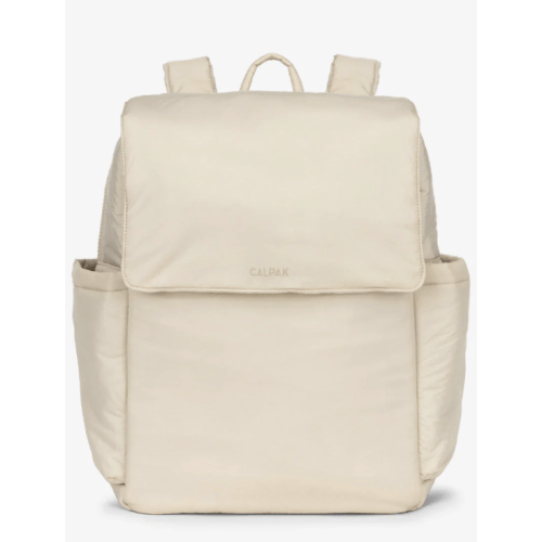 Diaper Backpack with Laptop Sleeve - OATMEAL